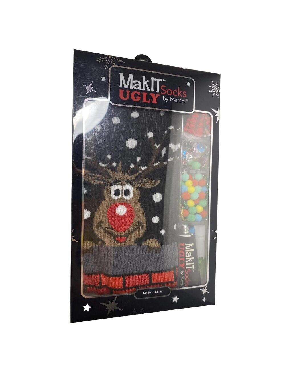 Christmas “Make It Ugly” Socks Holiday Fun Festive New